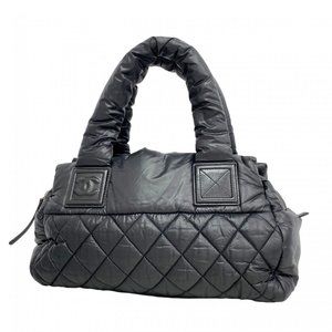Chanel Coco Cocoon Nylon Handbag, Black, Women's